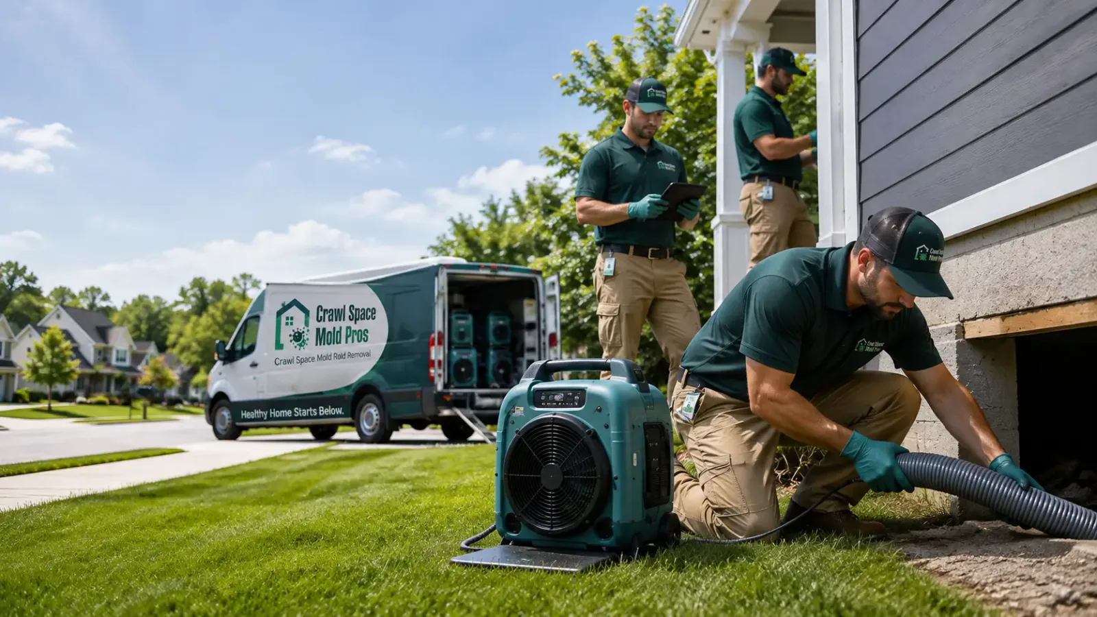 Crawl Space Mold Removal in East Earl, PA